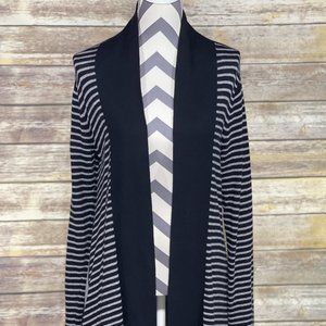 Soft Surroundings / Black and Grey Cardigan / Medium